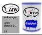 Preview: Volkswagen, Silber Metallic 2C, S3: 500ml Lackdose, von ATW Autoteile West.